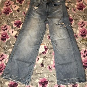 Like New Wide Leg American Eagle 10 X-Short Jeans